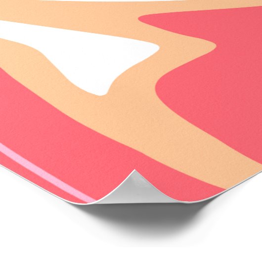 抽象芸術液体大理石またはエポキシのトレンド背景 ポスター (角)