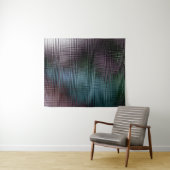 抽象芸術液晶氷ガラス結晶凍っていm タペストリー (インサイチュ(横))