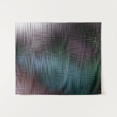 抽象芸術液晶氷ガラス結晶凍っていm タペストリー (正面(横))