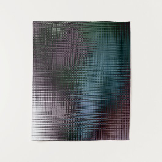 抽象芸術液晶氷ガラス結晶凍っていm タペストリー (正面)