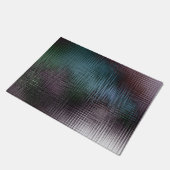 抽象芸術液晶氷ガラス結晶凍っていm ドアマット (アングル)