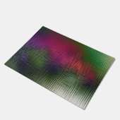 抽象芸術液晶氷ガラス結晶凍っていm ドアマット (アングル)