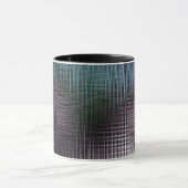 抽象芸術液晶氷ガラス結晶凍っていm マグカップ (中央)