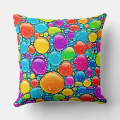 抽象芸術液滴 クッション (裏面)