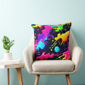 抽象芸術液色爆発アート クッション (椅子)