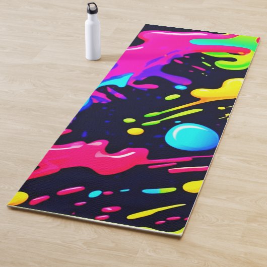 抽象芸術液色爆発アート ヨガマット (インサイチュ)