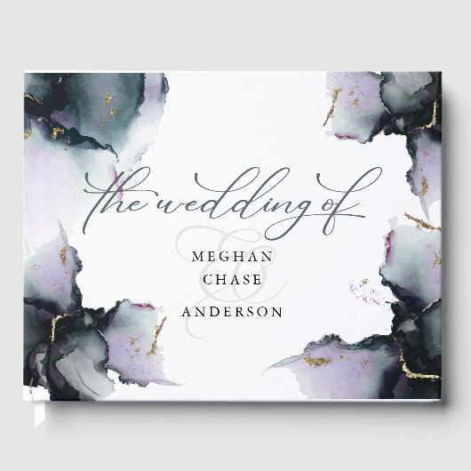 抽象芸術深いシアンダスティアメジストゲード ゲストブック (正面)