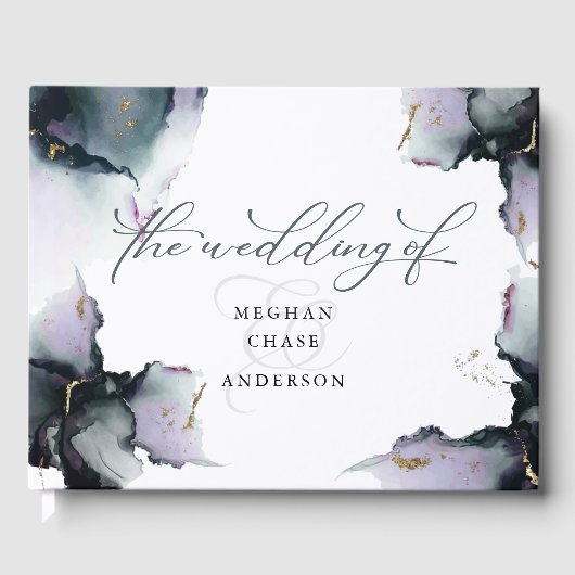 抽象芸術深いシアンダスティアメジストゲード ゲストブック (正面)