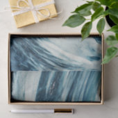 抽象芸術深い海波水の分離 薄葉紙 (ギフト)