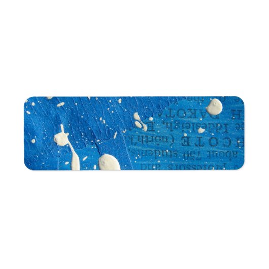 抽象芸術混合メディ絵画ア ラベル (正面)