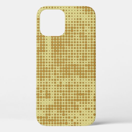 抽象芸術混沌とした半分。ドットのテクスチャ。フチュリス Case-Mate iPhoneケース (裏面)