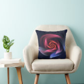 抽象芸術渦のシェイプ赤と青 クッション (椅子)