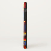 抽象芸術渦の青い赤い炎 Case-Mate iPhoneケース (裏面/左)