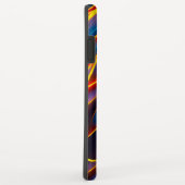 抽象芸術渦の青い赤い炎 Case-Mate iPhoneケース (裏面/右)