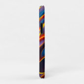 抽象芸術渦の青い赤い炎 Case-Mate iPhoneケース (裏面/右)