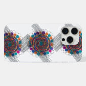抽象芸術渦エネルギー – Apple iPhone iPhoneケース (裏面横)