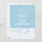 抽象芸術渦巻き写真宗教招待状 招待状 (裏面)