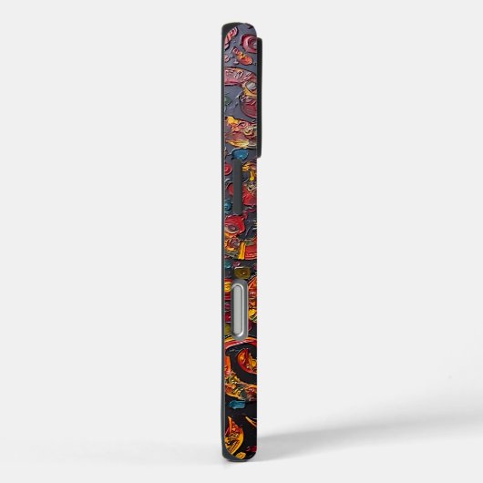 抽象芸術渦巻き旋回とらせん状 Case-Mate iPhoneケース (裏面 / 右)