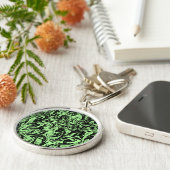 抽象芸術渦 キーホルダー (側面)