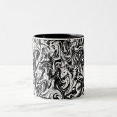 抽象芸術渦 ツートーンマグカップ (中央)