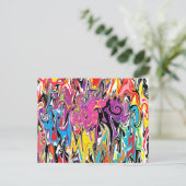 抽象芸術渦 ポストカード (スタンド正面)