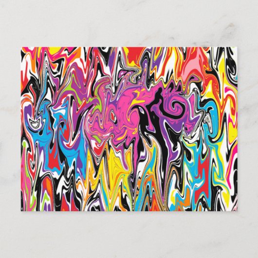 抽象芸術渦 ポストカード (正面)