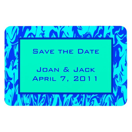 抽象芸術渦 マグネット (横)