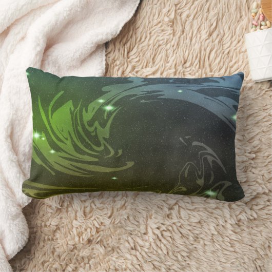 抽象芸術渦 ランバークッション (ブランケット)