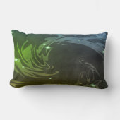 抽象芸術渦 ランバークッション (正面)