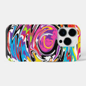 抽象芸術渦 iPhoneケース (裏面横)