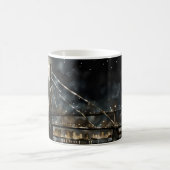 抽象芸術満月橋 コーヒーマグカップ (中央)
