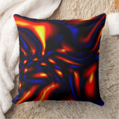 抽象芸術溶岩化粧枕 クッション (ブランケット)