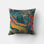 抽象芸術溶岩 クッション (裏面)
