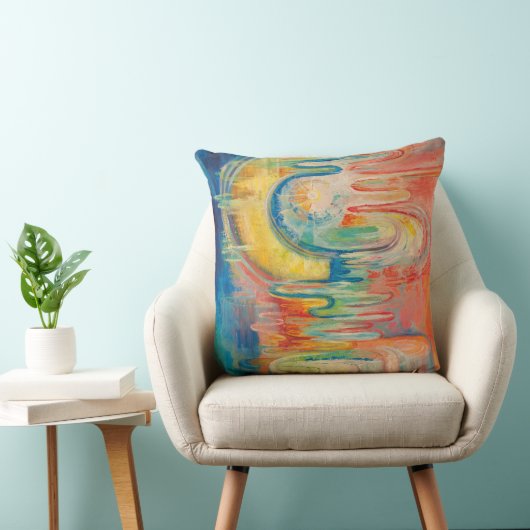 抽象芸術滝枕 クッション (椅子)
