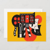 抽象芸術演技劇場|演劇 シーズンポストカード (正面/裏面)