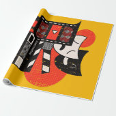 抽象芸術演技劇場|演劇 ラッピングペーパー (アンロールド)