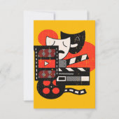 抽象芸術演技劇場|演劇 出欠カード (正面)