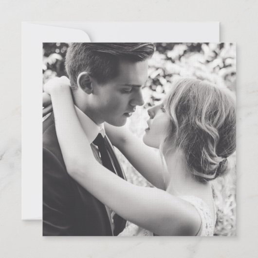 抽象芸術潮アクア結婚の延期 招待状 (裏面)