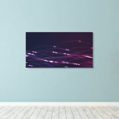 抽象芸術濃い紫 キャンバスプリント (インサイチュ (ウッドフロア))