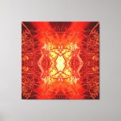 抽象芸術火災 キャンバスプリント (正面)