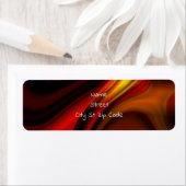 抽象芸術火災 ラベル (インサイチュ)