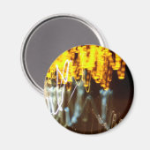 抽象芸術灯磁石 マグネット (正面/裏面)