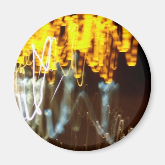 抽象芸術灯磁石 マグネット (正面)