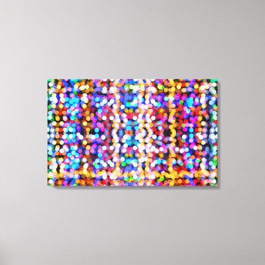 抽象芸術灯 キャンバスプリント (正面)