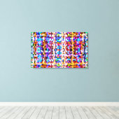 抽象芸術灯 キャンバスプリント (インサイチュ (ウッドフロア))