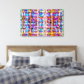 抽象芸術灯 キャンバスプリント (インサイチュ (寝室))