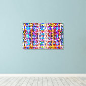 抽象芸術灯 キャンバスプリント (インサイチュ (ウッドフロア))