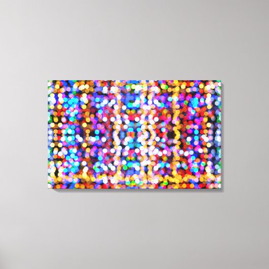 抽象芸術灯 キャンバスプリント (正面)