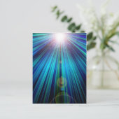 抽象芸術灯 ポストカード (スタンド正面)