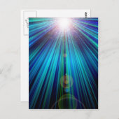 抽象芸術灯 ポストカード (正面/裏面)